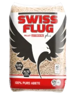 Pellet bancale swiss flug 70 sacchi da 15 kg in abete enplus a1 - immagine 2