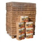 Bricchetti tecsabuch crépito · bancale da 1 t · 100 confezioni · pressati, 100 % naturali
