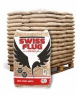 Pellet bancale swiss flug 70 sacchi da 15 kg in abete enplus a1