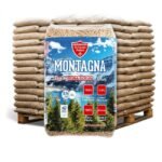 Bancale 1050 kg pellet montagna in abete enplus a1, 70 sacchi da 15 kg
