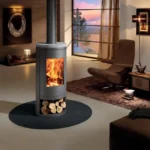 Stufa a legna PANADERO 6.3 kW nera - immagine 2