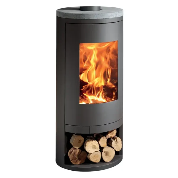 Stufa a legna PANADERO 6.3 kW nera