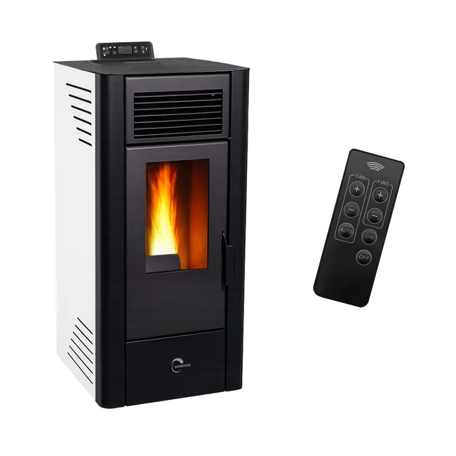 media Stufa a pellet Anita 11,6 kW Bianco Sannover - immagine 1