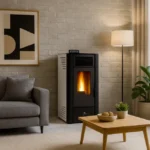 Stufa a pellet Anita 11,6 kW Bianco Sannover - immagine 3
