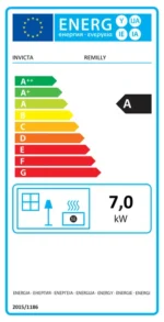 Stufa a legna INVICTA Remilly 7 kW antracite - immagine 6